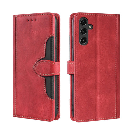 Skin Feel Magnetic Buckle Leather Phone Case, For Xiaomi Redmi Note 11 SE India / Poco M5S 4G, For Samsung Galaxy A14 5G