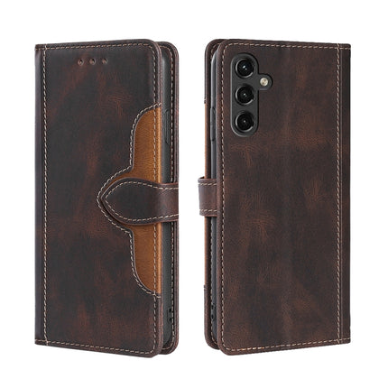 Skin Feel Magnetic Buckle Leather Phone Case, For Xiaomi Redmi Note 11 SE India / Poco M5S 4G, For Samsung Galaxy A14 5G