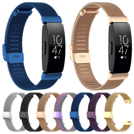 Stainless Steel Metal Mesh Wrist Strap Watch Band for Fitbit Inspire / Inspire HR / Ace 2, Size: S, Size: L