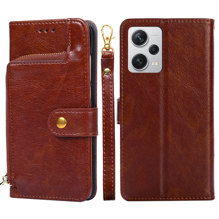 Zipper Bag Leather Phone Case, For Motorola Moto G72 4G, For vivo V25 Pro 5G, For Xiaomi Redmi Note 12 China, For Xiaomi Redmi Note 12 Pro 5G China, For Xiaomi Redmi Note 12 Pro+ China, For Xiaomi Redmi A1+ 4G