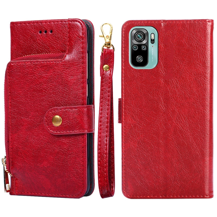 Zipper Bag Leather Phone Case, For Xiaomi Redmi Note 11 SE India / Poco M5S 4G