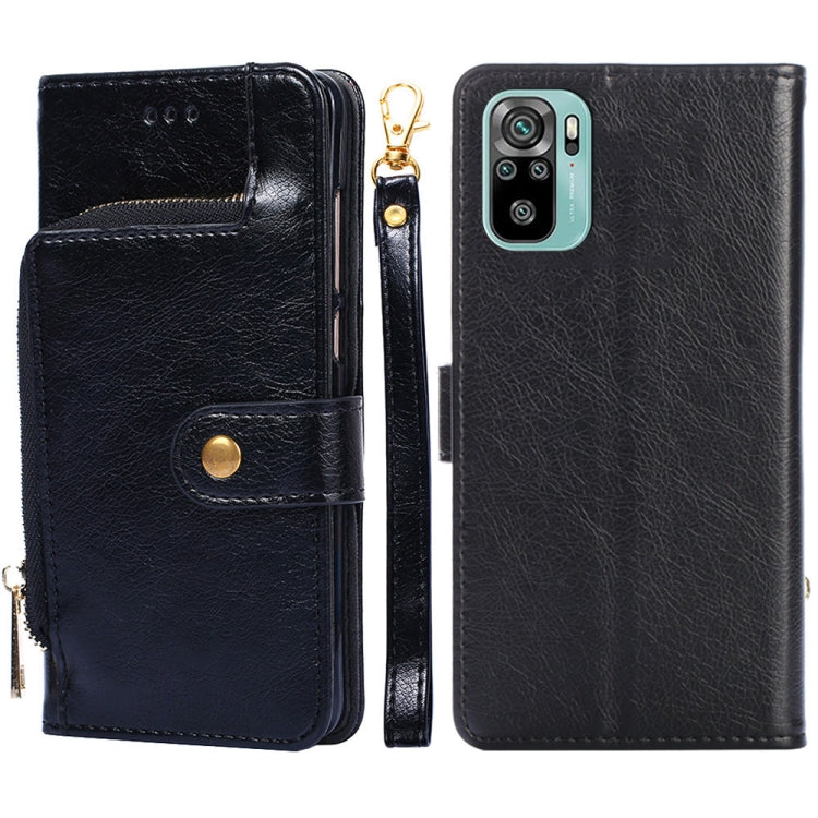 Zipper Bag Leather Phone Case, For Xiaomi Redmi Note 11 SE India / Poco M5S 4G