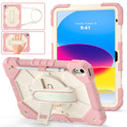 For iPad 10th Gen 10.9 2022 / Rose Gold+Beige