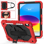 For iPad 10th Gen 10.9 2022 / Red+Black