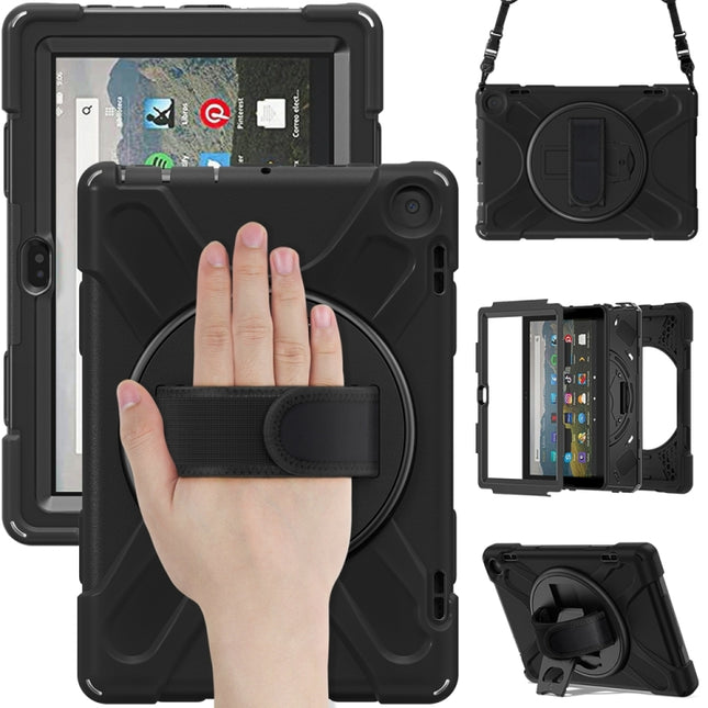 Hard PC Soft Silicone Full Body Protective Tablet Case, For Amazon Fire HD 8 2022
