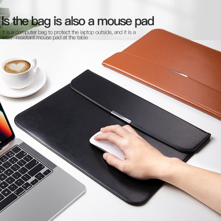 Ultra-thin Leather Laptop Sleeve, For 13.3 / 13.6 / 14 inch Laptop, For 15 / 15.4 / 16 inch Laptop