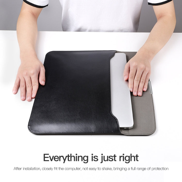 Ultra-thin Leather Laptop Sleeve, For 13.3 / 13.6 / 14 inch Laptop, For 15 / 15.4 / 16 inch Laptop
