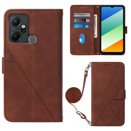 Crossbody 3D Embossed Flip Leather Phone Case, For Infinix Smart 6 Plus X6823, For Motorola Moto E22 4G / E22i 4G, For Motorola Moto Edge 30 Pro / Edge+ 2022, For Nokia C2 2ND Edition