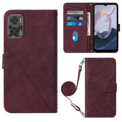 Crossbody 3D Embossed Flip Leather Phone Case, For Infinix Smart 6 Plus X6823, For Motorola Moto E22 4G / E22i 4G, For Motorola Moto Edge 30 Pro / Edge+ 2022, For Nokia C2 2ND Edition