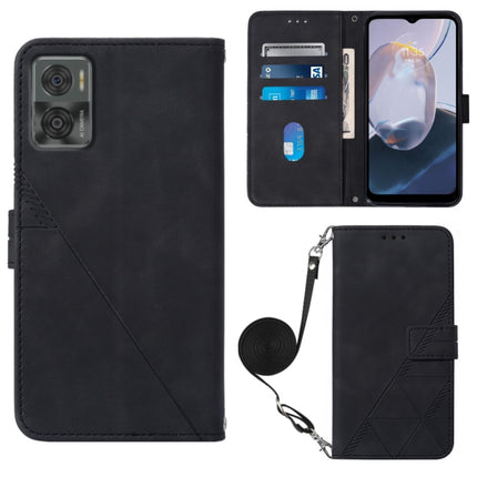 Crossbody 3D Embossed Flip Leather Phone Case, For Infinix Smart 6 Plus X6823, For Motorola Moto E22 4G / E22i 4G, For Motorola Moto Edge 30 Pro / Edge+ 2022, For Nokia C2 2ND Edition