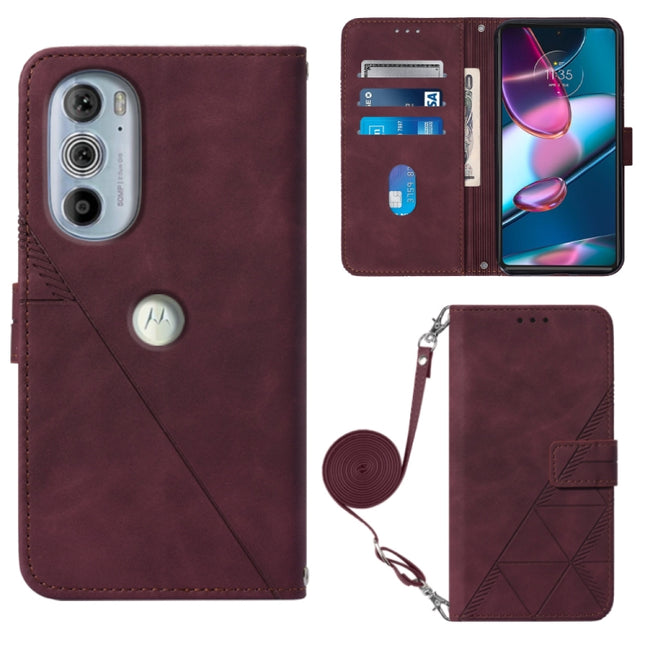 Crossbody 3D Embossed Flip Leather Phone Case, For Motorola Moto Edge 30 Pro / Edge+ 2022, For Nokia C2 2ND Edition, For Nokia C21, For Nokia C21 Plus