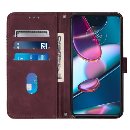 Crossbody 3D Embossed Flip Leather Phone Case, For Motorola Moto Edge 30 Pro / Edge+ 2022, For Nokia C2 2ND Edition, For Nokia C21, For Nokia C21 Plus