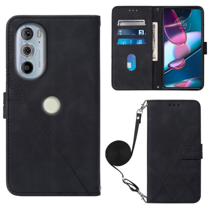 Crossbody 3D Embossed Flip Leather Phone Case, For Motorola Moto Edge 30 Pro / Edge+ 2022, For Nokia C2 2ND Edition, For Nokia C21, For Nokia C21 Plus