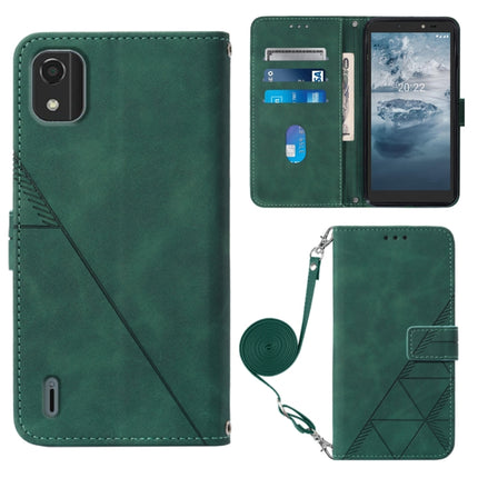 Crossbody 3D Embossed Flip Leather Phone Case, For Motorola Moto Edge 30 Pro / Edge+ 2022, For Nokia C2 2ND Edition, For Nokia C21, For Nokia C21 Plus