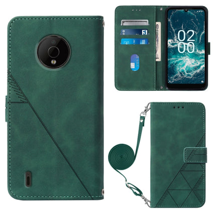 Crossbody 3D Embossed Flip Leather Phone Case, For Nokia C100, For Nokia C200, For Nokia G11 Plus, For Nokia G60 5G