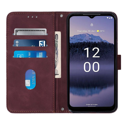 Crossbody 3D Embossed Flip Leather Phone Case, For Nokia G11 Plus, For Nokia G60 5G, For Nokia G100, For Nokia G400