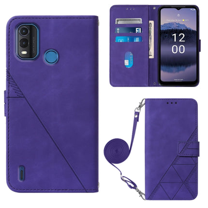 Crossbody 3D Embossed Flip Leather Phone Case, For Nokia G11 Plus, For Nokia G60 5G, For Nokia G100, For Nokia G400