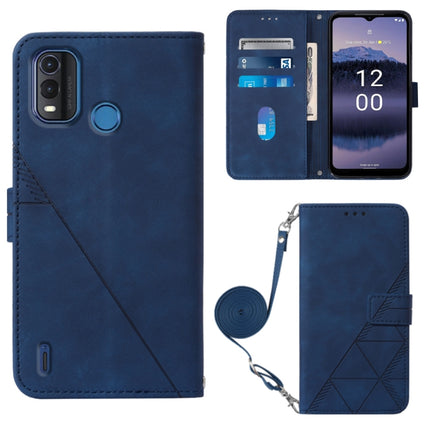 Crossbody 3D Embossed Flip Leather Phone Case, For Nokia G11 Plus, For Nokia G60 5G, For Nokia G100, For Nokia G400