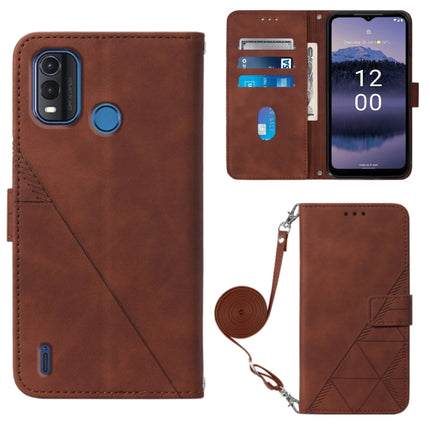 Crossbody 3D Embossed Flip Leather Phone Case, For Nokia G11 Plus, For Nokia G60 5G, For Nokia G100, For Nokia G400