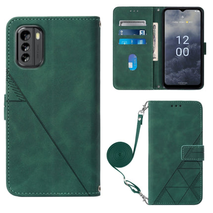 Crossbody 3D Embossed Flip Leather Phone Case, For Nokia G11 Plus, For Nokia G60 5G, For Nokia G100, For Nokia G400