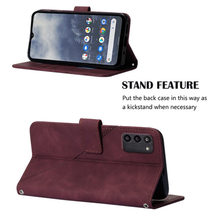 Crossbody 3D Embossed Flip Leather Phone Case, For Nokia G100, For Nokia G400, For OPPO A17 4G, For OPPO A55S 5G CPH2309 JP Edition
