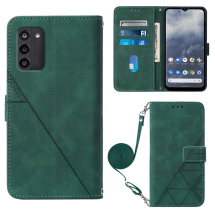 Crossbody 3D Embossed Flip Leather Phone Case, For Nokia G100, For Nokia G400, For OPPO A17 4G, For OPPO A55S 5G CPH2309 JP Edition