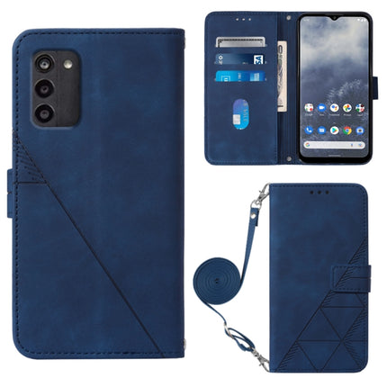 Crossbody 3D Embossed Flip Leather Phone Case, For Nokia G100, For Nokia G400, For OPPO A17 4G, For OPPO A55S 5G CPH2309 JP Edition