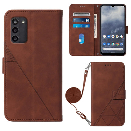 Crossbody 3D Embossed Flip Leather Phone Case, For Nokia G100, For Nokia G400, For OPPO A17 4G, For OPPO A55S 5G CPH2309 JP Edition