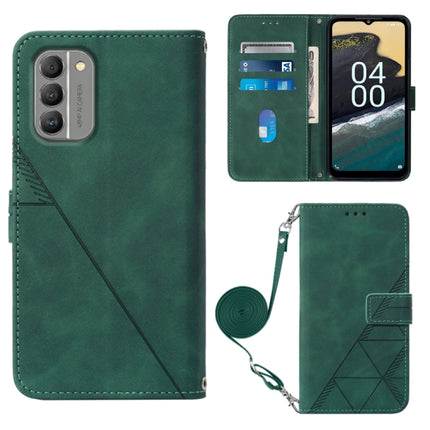 Crossbody 3D Embossed Flip Leather Phone Case, For Nokia G100, For Nokia G400, For OPPO A17 4G, For OPPO A55S 5G CPH2309 JP Edition