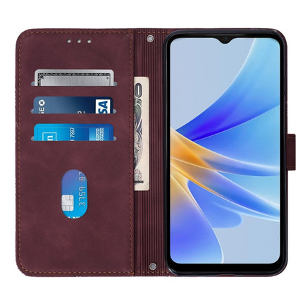 Crossbody 3D Embossed Flip Leather Phone Case, For OPPO A17 4G, For OPPO A55S 5G CPH2309 JP Edition, For OPPO Reno7 A JP Edition, For Sony Xperia 5 IV