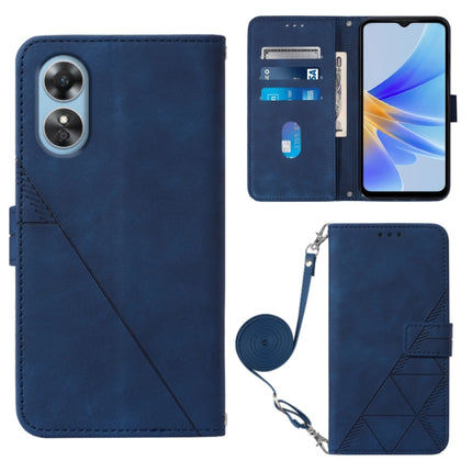 Crossbody 3D Embossed Flip Leather Phone Case, For OPPO A17 4G, For OPPO A55S 5G CPH2309 JP Edition, For OPPO Reno7 A JP Edition, For Sony Xperia 5 IV