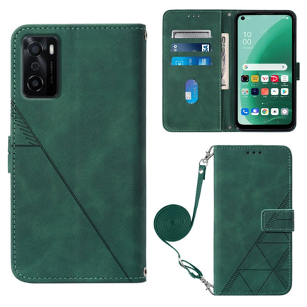 Crossbody 3D Embossed Flip Leather Phone Case, For OPPO A17 4G, For OPPO A55S 5G CPH2309 JP Edition, For OPPO Reno7 A JP Edition, For Sony Xperia 5 IV