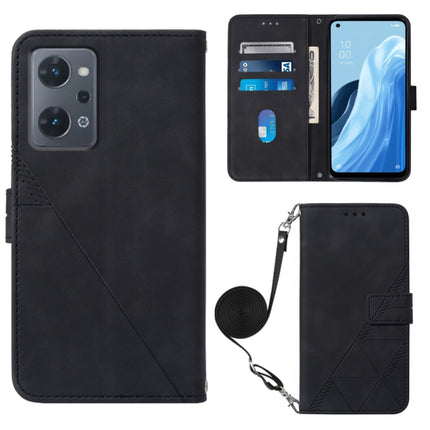 Crossbody 3D Embossed Flip Leather Phone Case, For OPPO Reno7 A JP Edition, For Sony Xperia 5 IV, For TCL 30 5G / 30+ 5G, For TCL 30T T603DL