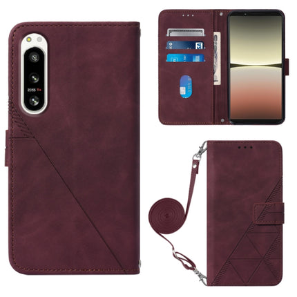 Crossbody 3D Embossed Flip Leather Phone Case, For OPPO Reno7 A JP Edition, For Sony Xperia 5 IV, For TCL 30 5G / 30+ 5G, For TCL 30T T603DL