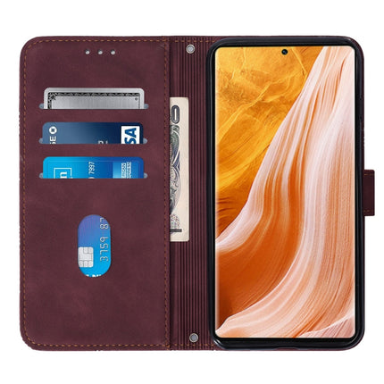 Crossbody 3D Embossed Flip Leather Phone Case, For ZTE Axon 40 Pro, For ZTE Axon 40 Ultra, For ZTE Consumer Cellular ZMAX 5G, For ZTE Nubia Z40S Pro