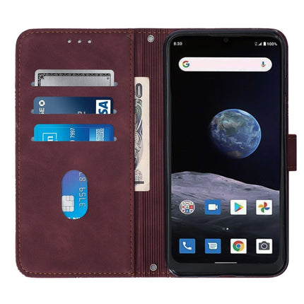 Crossbody 3D Embossed Flip Leather Phone Case, For ZTE ZMAX 11 Z6251, For Cubot Pocket, For Oukitel C31, For Tone E22