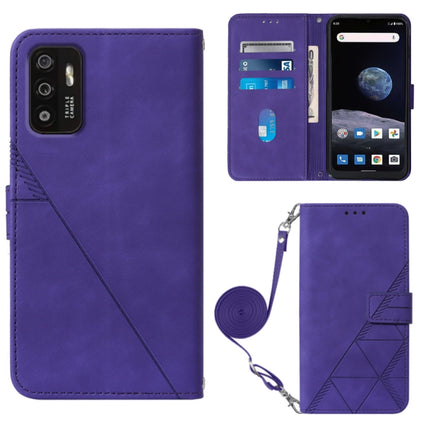 Crossbody 3D Embossed Flip Leather Phone Case, For ZTE ZMAX 11 Z6251, For Cubot Pocket, For Oukitel C31, For Tone E22