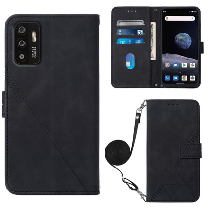 Crossbody 3D Embossed Flip Leather Phone Case, For ZTE ZMAX 11 Z6251, For Cubot Pocket, For Oukitel C31, For Tone E22