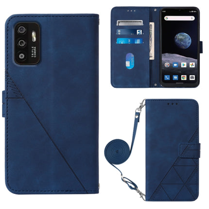 Crossbody 3D Embossed Flip Leather Phone Case, For ZTE ZMAX 11 Z6251, For Cubot Pocket, For Oukitel C31, For Tone E22