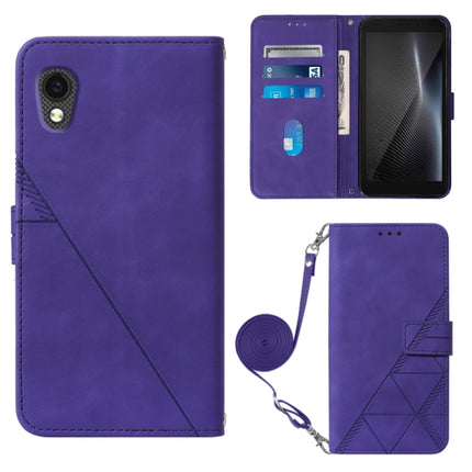 Crossbody 3D Embossed Flip Leather Phone Case, For ZTE ZMAX 11 Z6251, For Cubot Pocket, For Oukitel C31, For Tone E22