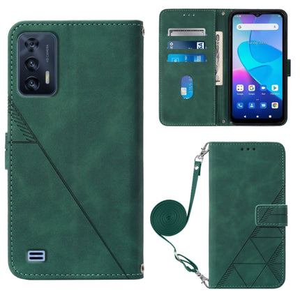 Crossbody 3D Embossed Flip Leather Phone Case, For ZTE ZMAX 11 Z6251, For Cubot Pocket, For Oukitel C31, For Tone E22