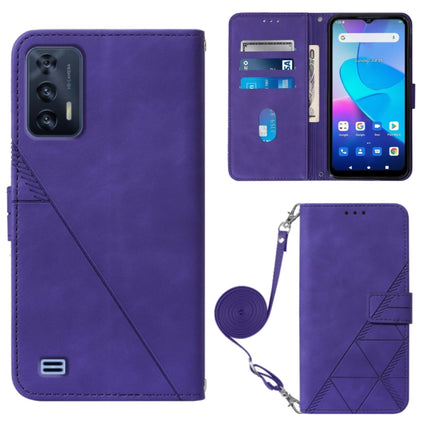 Crossbody 3D Embossed Flip Leather Phone Case, For ZTE ZMAX 11 Z6251, For Cubot Pocket, For Oukitel C31, For Tone E22