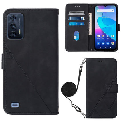 Crossbody 3D Embossed Flip Leather Phone Case, For ZTE ZMAX 11 Z6251, For Cubot Pocket, For Oukitel C31, For Tone E22