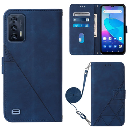 Crossbody 3D Embossed Flip Leather Phone Case, For ZTE ZMAX 11 Z6251, For Cubot Pocket, For Oukitel C31, For Tone E22