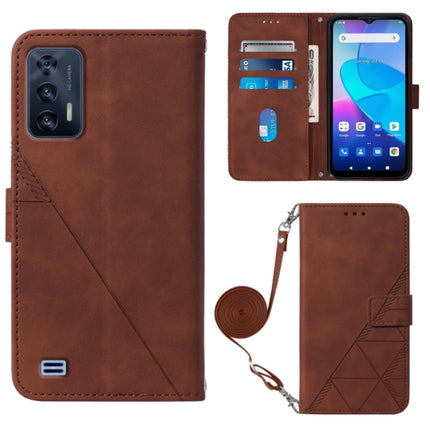 Crossbody 3D Embossed Flip Leather Phone Case, For ZTE ZMAX 11 Z6251, For Cubot Pocket, For Oukitel C31, For Tone E22