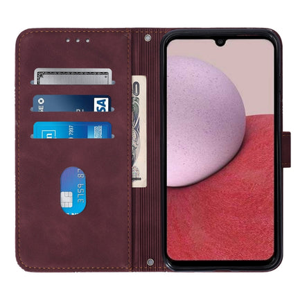 Crossbody 3D Embossed Flip Leather Phone Case, For Samsung Galaxy A14 5G, For Samsung Galaxy A22 5G JP Edition, For Samsung Galaxy A23E / A22E / A23S / A23 5G, For Samsung Galaxy S23 5G