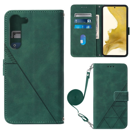 Crossbody 3D Embossed Flip Leather Phone Case, For Samsung Galaxy A14 5G, For Samsung Galaxy A22 5G JP Edition, For Samsung Galaxy A23E / A22E / A23S / A23 5G, For Samsung Galaxy S23 5G