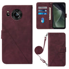 For Sharp Aquos Sense7 SH-V48 / Wine Red