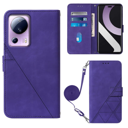 Crossbody 3D Embossed Flip Leather Phone Case, For Sharp Aquos Sense7 Plus, For Sharp Aquos Sense7 SH-V48, For Xiaomi Civi 2, For Xiaomi Redmi A1