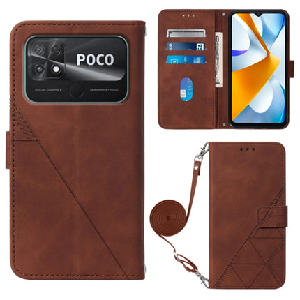Crossbody 3D Embossed Flip Leather Phone Case, For Xiaomi Poco C40 Global, For Xiaomi 12 Ultra / 12S Ultra, For Xiaomi 12T / 12T Pro / Redmi K50 Ultra, For UMIDIGI A13 / A13 Pro / A13S
